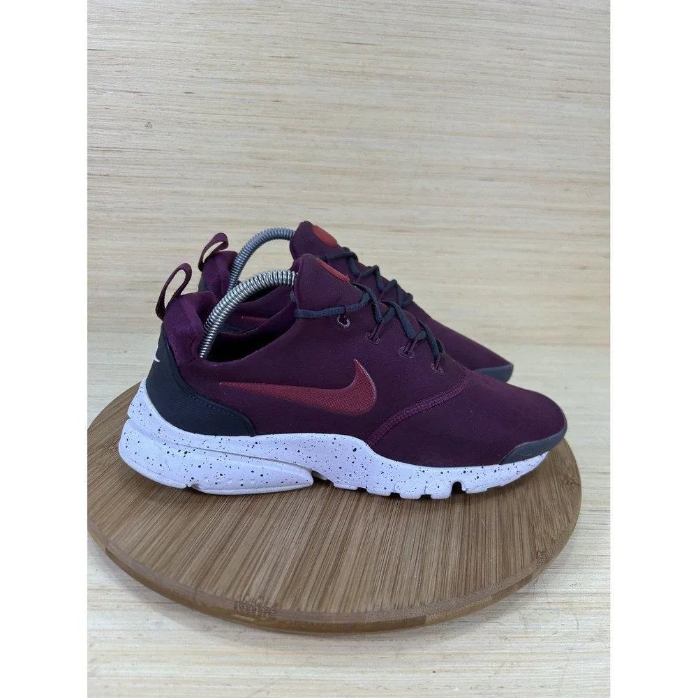 Nike Presto Fly Team Red White Athletic Running Shoes Womens 8.5 AA3060-600